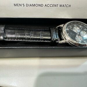 Avon Black and Silver Men's Watch